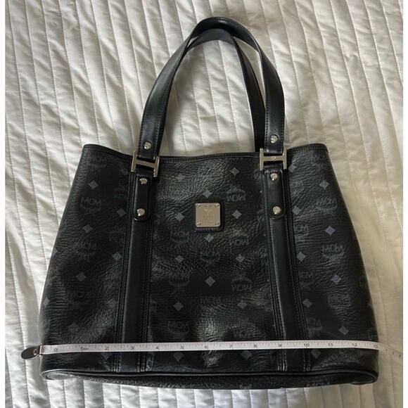 MCM black leather tote bag - Picture 7 of 7